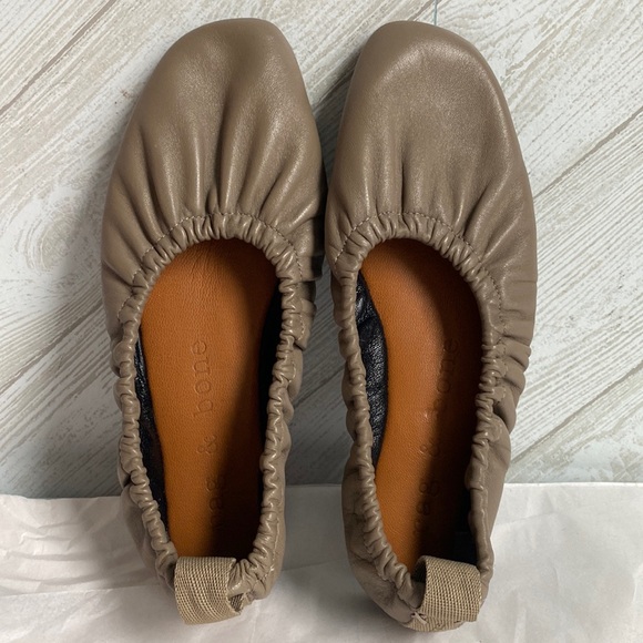 NEW rag & bone Elly ballet flats taupe 36 - Picture 1 of 7